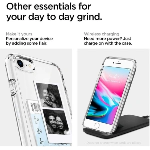 Hurtownia GSM - Etui Spigen Ultra Hybrid Apple iPhone SE 2022/SE 2020/8/7 Crystal Clear - SPN1052CL - {ean13} - Hurt