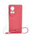 Bizon-Hülle Silikon Sq Oppo Reno 10 Pro 5G schmutzig rosa