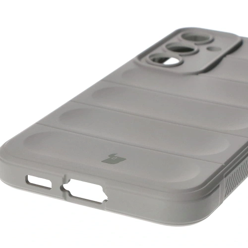 Pancerne etui Bizon Case Tur do Samsung Galaxy S23 FE jasnoszare