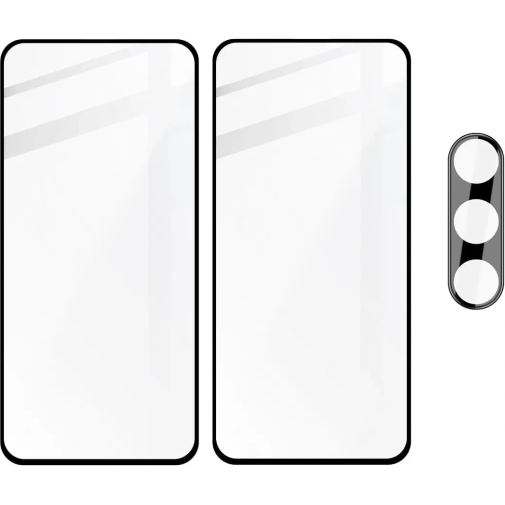 Wholesale BIZON Edge 2x screen glass + camera glass Samsung Galaxy S23 FE - BIZ3356 - {ean13} - Hurt
