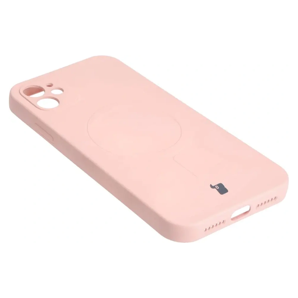 Wholesale Bizon Case Silicone Magnetic Apple iPhone 11 light pink - BIZ3357 - {ean13} - Hurt