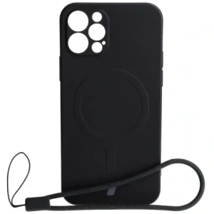Wholesale Bizon Case Silicone Magnetic Apple iPhone 12 Pro black - BIZ3358 - {ean13} - Hurt