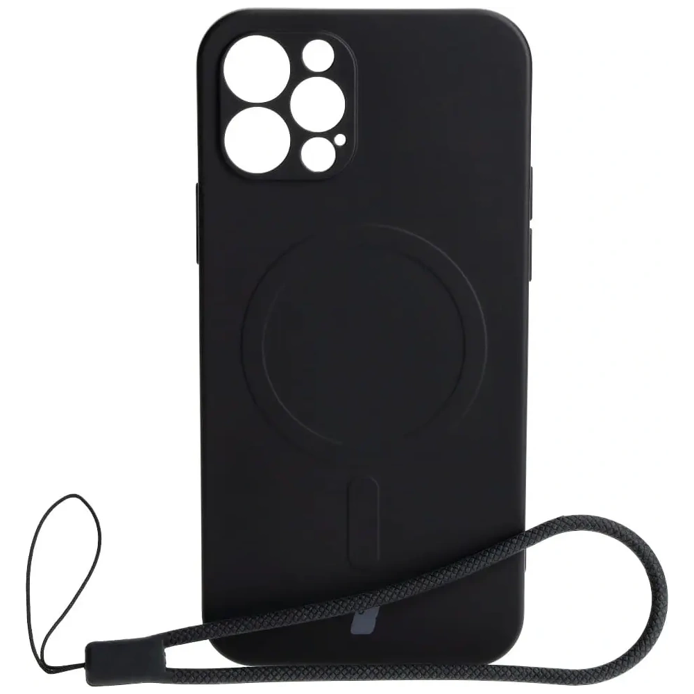 Hurtownia GSM - Bizon Case Silikon Magnetic Apple iPhone 12 Pro schwarz - BIZ3358 - {ean13} - Hurt