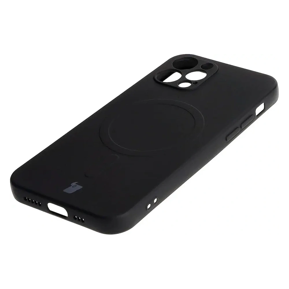 Hurtownia GSM - Bizon Case Silikon Magnetic Apple iPhone 12 Pro schwarz - BIZ3358 - {ean13} - Hurt