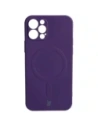 Hurtownia GSM - Silikonové pouzdro s magnetickým kroužkem Bizon Case Silicone Magnetic pro Apple iPhone 12 Pro švestkové - BIZ3359 - {ean13} - Hurt