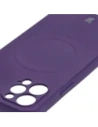 Hurtownia GSM - Silikonové pouzdro s magnetickým kroužkem Bizon Case Silicone Magnetic pro Apple iPhone 12 Pro švestkové - BIZ3359 - {ean13} - Hurt