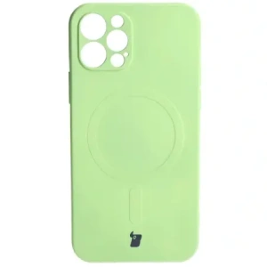 Hurtownia GSM - Bizon Case Silicon Magnetic Apple iPhone 12 Pro verde deschis - BIZ3360 - {ean13} - Hurt