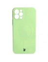Hurtownia GSM - Etui silikonové s magnetickým kroužkem Bizon Case Silicone Magnetic pro Apple iPhone 12 Pro jasně zelené - BIZ3360 - {ean13} - Hurt
