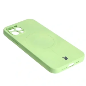 Hurtownia GSM - Bizon Case Silicon Magnetic Apple iPhone 12 Pro verde deschis - BIZ3360 - {ean13} - Hurt