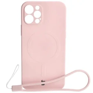 Hurtownia GSM - Bizon Case Szilikon Magnetic Apple iPhone 12 Pro világos rózsaszín - BIZ3361 - {ean13} - Hurt