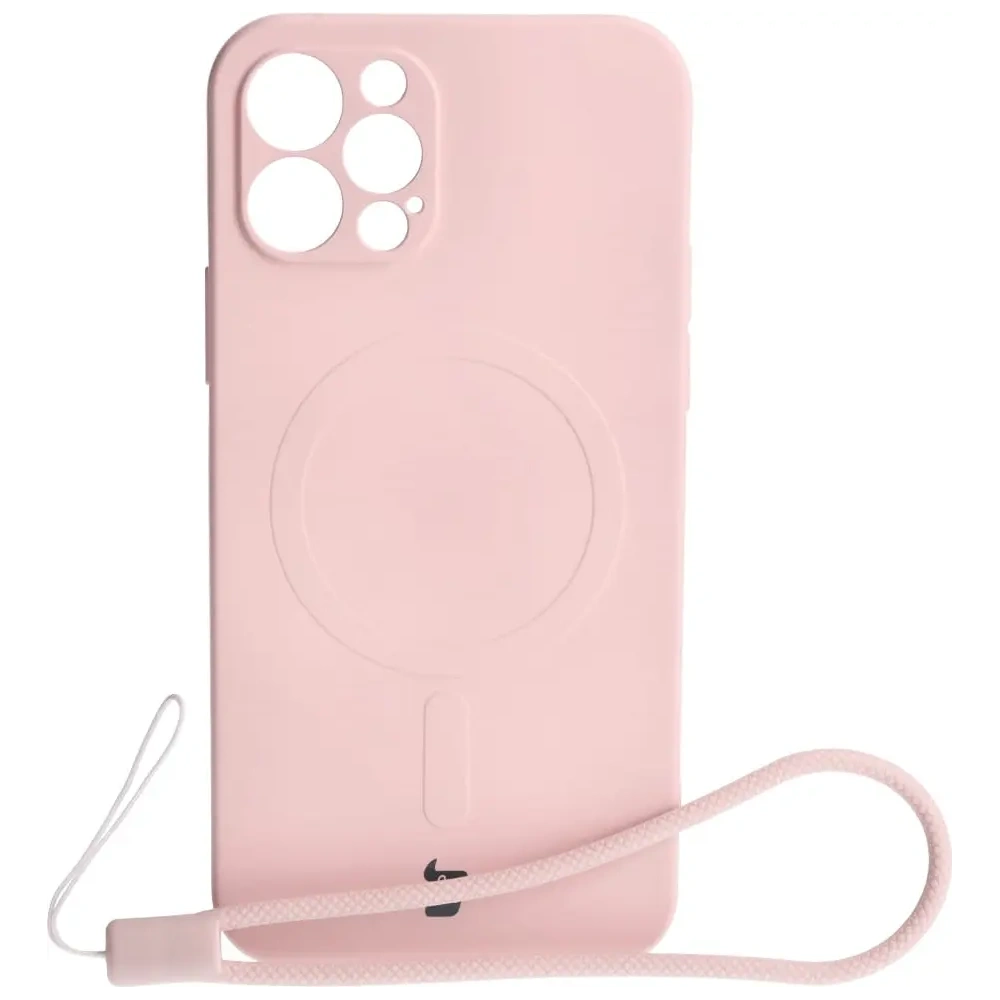 Wholesale Bizon Case Silicone Magnetic Apple iPhone 12 Pro light pink - BIZ3361 - {ean13} - Hurt