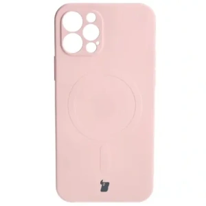 Wholesale Bizon Case Silicone Magnetic Apple iPhone 12 Pro light pink - BIZ3361 - {ean13} - Hurt