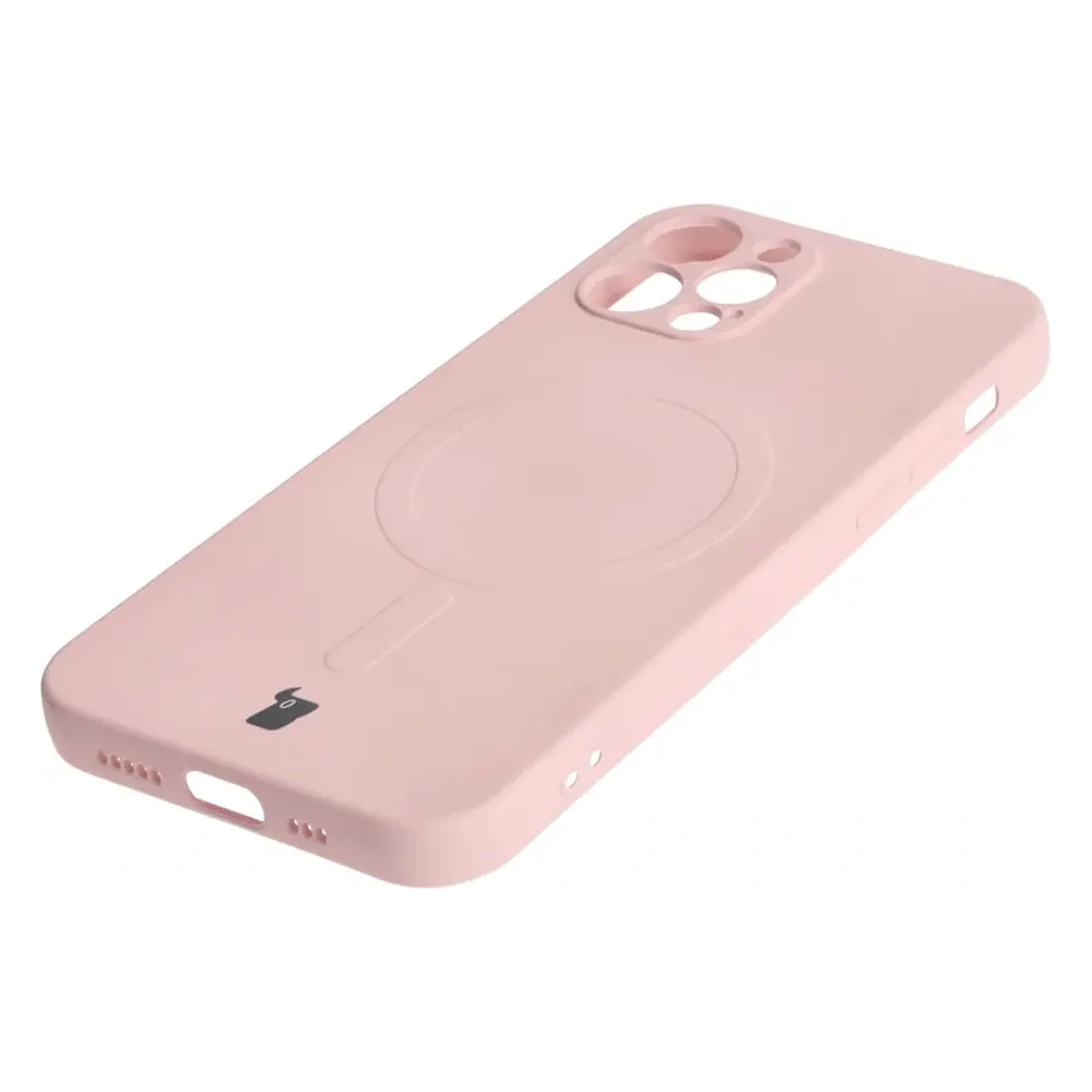 Wholesale Bizon Case Silicone Magnetic Apple iPhone 12 Pro light pink - BIZ3361 - {ean13} - Hurt