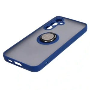 Hurtownia GSM - Bizon Case Hybrid Ring Samsung Galaxy S23 FE rauchig mit einem navyblauen Rahmen - BIZ3365 - {ean13} - Hurt