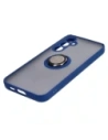 Wholesale Bizon Case Hybrid Ring Samsung Galaxy S23 FE smoky with a navy blue frame - BIZ3365 - {ean13} - Hurt
