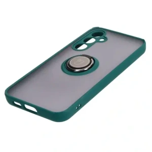 Hurtownia GSM - Bizon Case Hybrid Ring Samsung Galaxy S23 FE rauchig mit einem dunkelgrünen Rahmen - BIZ3366 - {ean13} - Hurt