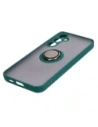 Hurtownia GSM - Bizon Case Hybrid Ring Samsung Galaxy S23 FE fumuriu cu un cadru verde închis - BIZ3366 - {ean13} - Hurt