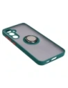 Hurtownia GSM - Bizon Case Hybrid Ring Samsung Galaxy S23 FE fumuriu cu un cadru verde închis - BIZ3366 - {ean13} - Hurt