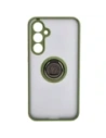 Wholesale Bizon Case Hybrid Ring Samsung Galaxy S23 FE smoky with a green frame - BIZ3367 - {ean13} - Hurt