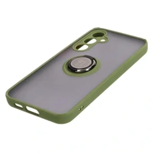 Hurtownia GSM - Bizon Case Hybrid Ring Samsung Galaxy S23 FE rauchig mit einem grünen Rahmen - BIZ3367 - {ean13} - Hurt