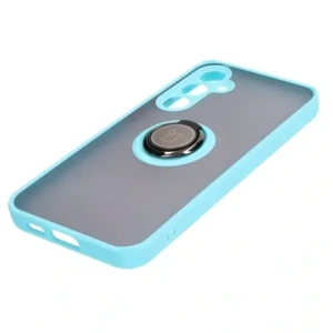 Hurtownia GSM - Bizon Case Hybrid Ring Samsung Galaxy S23 FE rauchig mit einem hellblauen Rahmen - BIZ3368 - {ean13} - Hurt