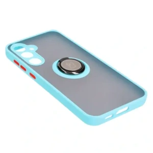 Hurtownia GSM - Bizon Case Hybrid Ring Samsung Galaxy S23 FE rauchig mit einem hellblauen Rahmen - BIZ3368 - {ean13} - Hurt