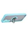 Hurtownia GSM - Caz hibrid Bizon Ring Samsung Galaxy S23 FE fumuriu cu un cadru de culoare albastră deschisă - BIZ3368 - {ean13} - Hurt