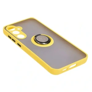 Hurtownia GSM - Bizon Case Hybrid Ring Samsung Galaxy S23 FE rauchig mit einem gelben Rahmen - BIZ3369 - {ean13} - Hurt