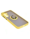 Hurtownia GSM - Bizon Case Hybrid Ring Samsung Galaxy S23 FE fumuriu cu un cadru galben - BIZ3369 - {ean13} - Hurt