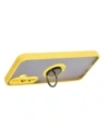Hurtownia GSM - Bizon Case Hybrid Ring Samsung Galaxy S23 FE fumuriu cu un cadru galben - BIZ3369 - {ean13} - Hurt