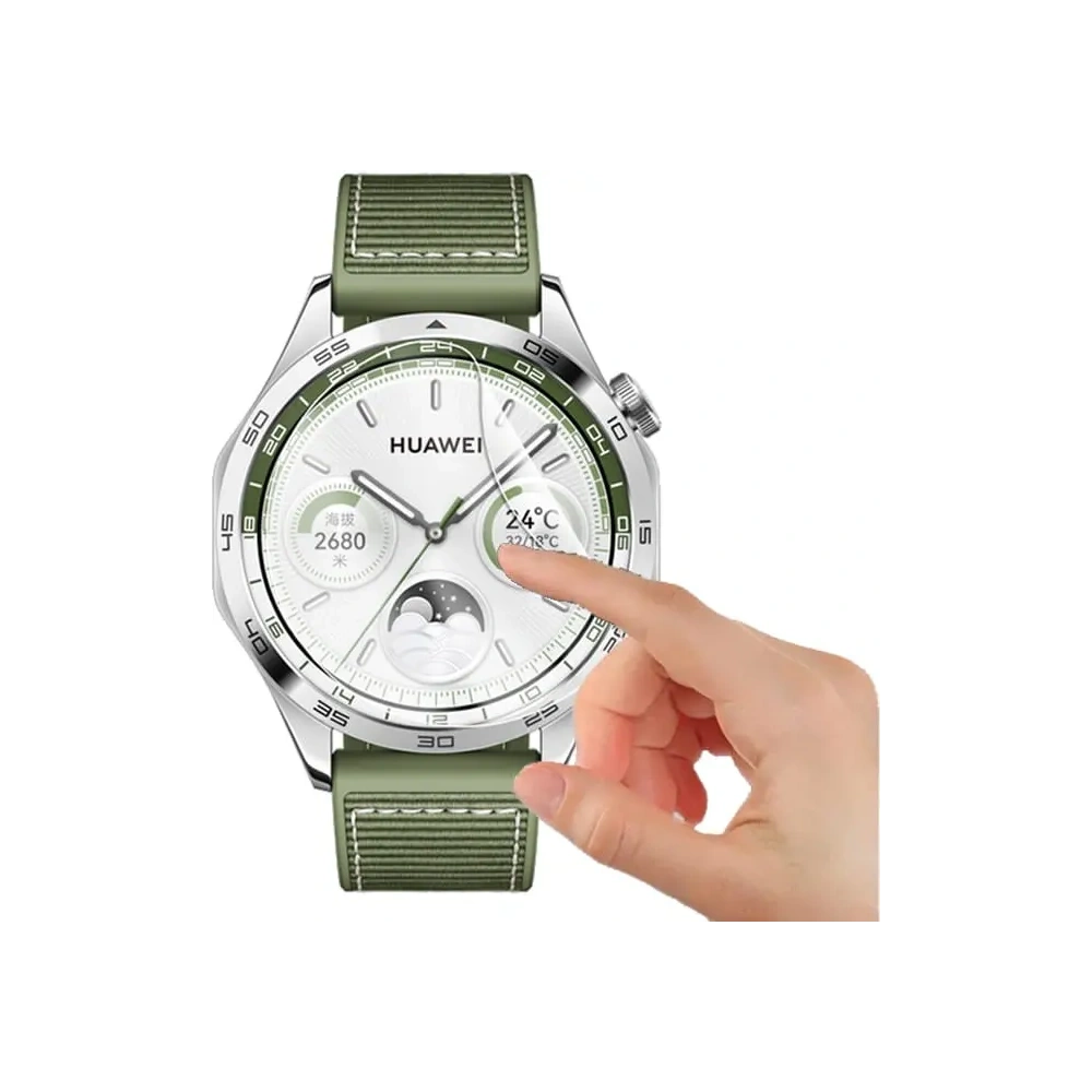 Wholesale Bizon Glass Watch Hydrogel Huawei Watch GT 4 46 mm [2 PACK] - BIZ3371 - {ean13} - Hurt