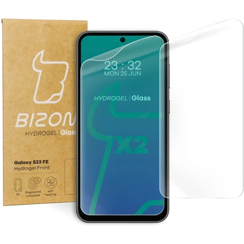 Folia hydrożelowa na ekran Bizon Glass Hydrogel Front do Samsung Galaxy S23 FE [2 PACK]