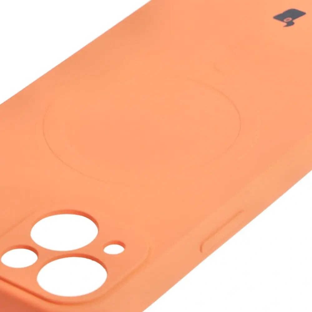 Hurtownia GSM - Etui silikonové s magnetickým kroužkem Bizon Case Silicone Magnetic pro Apple iPhone 13 v barvě mrkve - BIZ3375 - {ean13} - Hurt