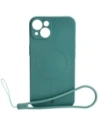 Bizon Case szilikon Magnetic Apple iPhone 13 sötétzöld