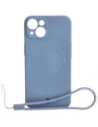 Bizon Case Silikon Magnetic Apple iPhone 13 grau