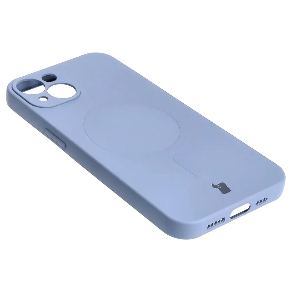 Wholesale Bizon Case Silicone Magnetic Apple iPhone 13 grey - BIZ3378 - {ean13} - Hurt