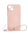 Bizon Case Silikon Magnetic Apple iPhone 13 hellrosa