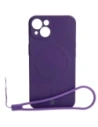 Bizon Case Silikon Magnetic Apple iPhone 13 Pflaume