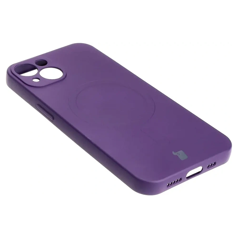 Wholesale Bizon Case Silicone Magnetic Apple iPhone 13 plum - BIZ3381 - {ean13} - Hurt