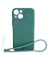 Hurtownia GSM - Etui Bizon Case Silicone MagSafe Sq do Apple iPhone 13 Mini tmavě zelené - BIZ3383 - {ean13} - Hurt