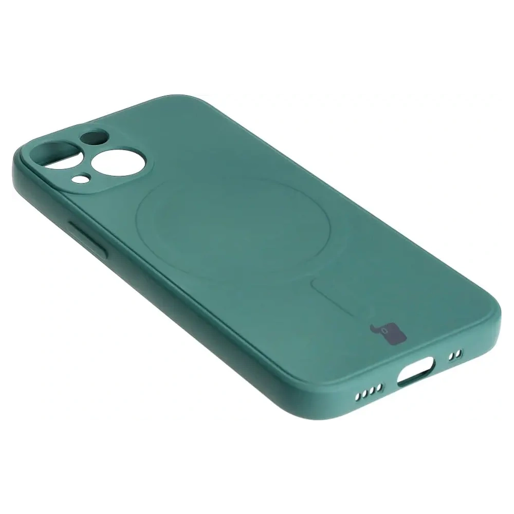 Hurtownia GSM - Bizon Case Silicone MagSafe Sq Apple iPhone 13 Mini sötétzöld - BIZ3383 - {ean13} - Hurt