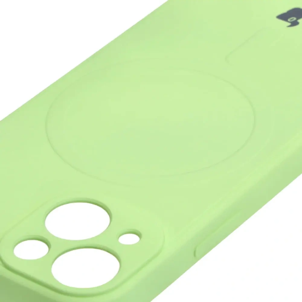 Wholesale Bizon Case Silicone MagSafe Sq Apple iPhone 13 Mini light green - BIZ3384 - {ean13} - Hurt