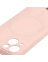 Hurtownia GSM - Etui Bizon Case Silicone MagSafe Sq do Apple iPhone 13 Mini světle růžové - BIZ3385 - {ean13} - Hurt