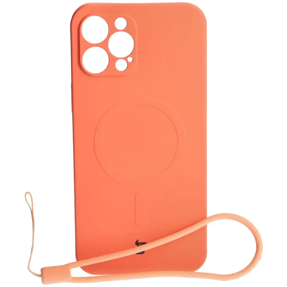 Wholesale Bizon Case Silicone Magnetic Apple iPhone 13 Pro Max carrot - BIZ3386 - {ean13} - Hurt