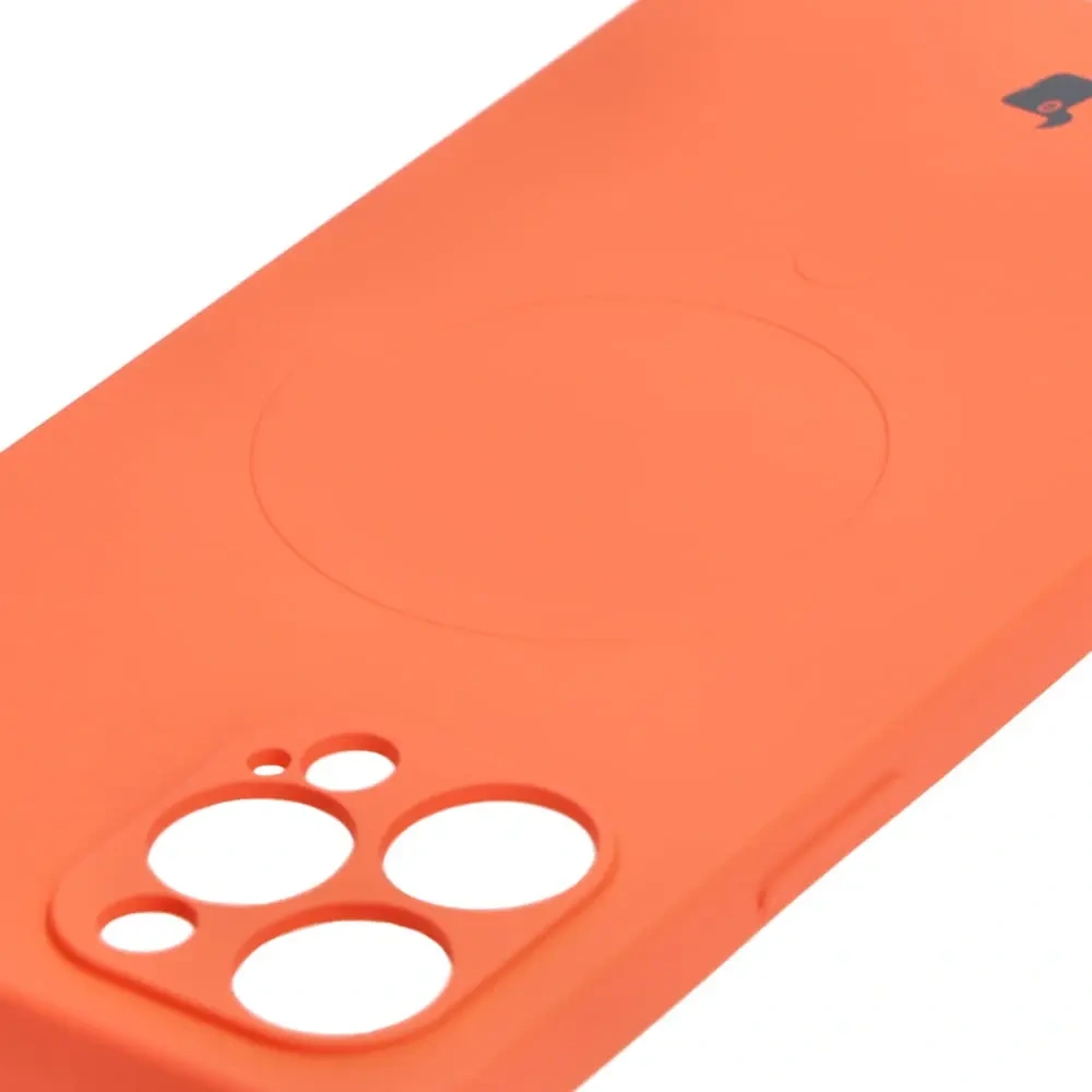 Wholesale Bizon Case Silicone Magnetic Apple iPhone 13 Pro Max carrot - BIZ3386 - {ean13} - Hurt