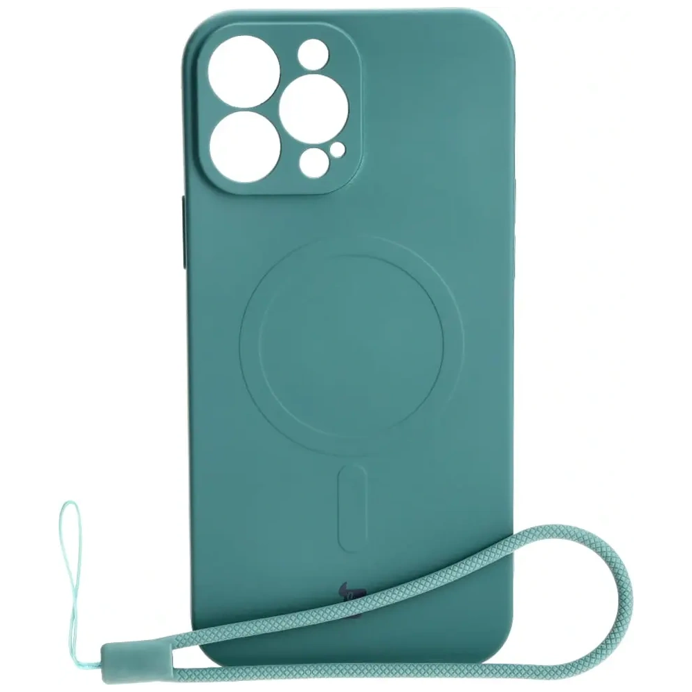 Hurtownia GSM - Bizon Case Silicone Magnetic Apple iPhone 13 Pro Max verde închis - BIZ3387 - {ean13} - Hurt