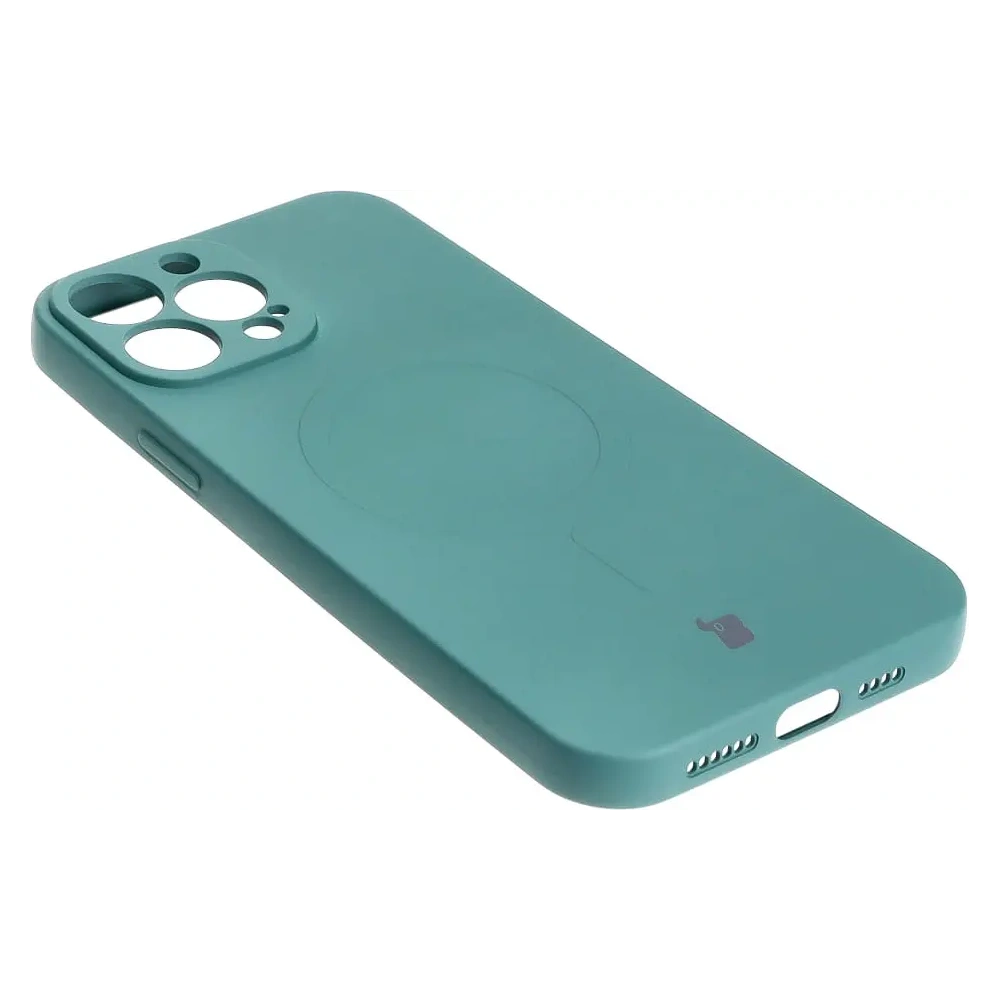 Hurtownia GSM - Bizon Case Silicone Magnetic Apple iPhone 13 Pro Max verde închis - BIZ3387 - {ean13} - Hurt