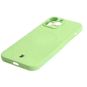 Hurtownia GSM - Etui silikonové s magnetickým kroužkem Bizon Case Silicone Magnetic pro Apple iPhone 13 Pro Max jasně zelené - BIZ3388 - {ean13} - Hurt