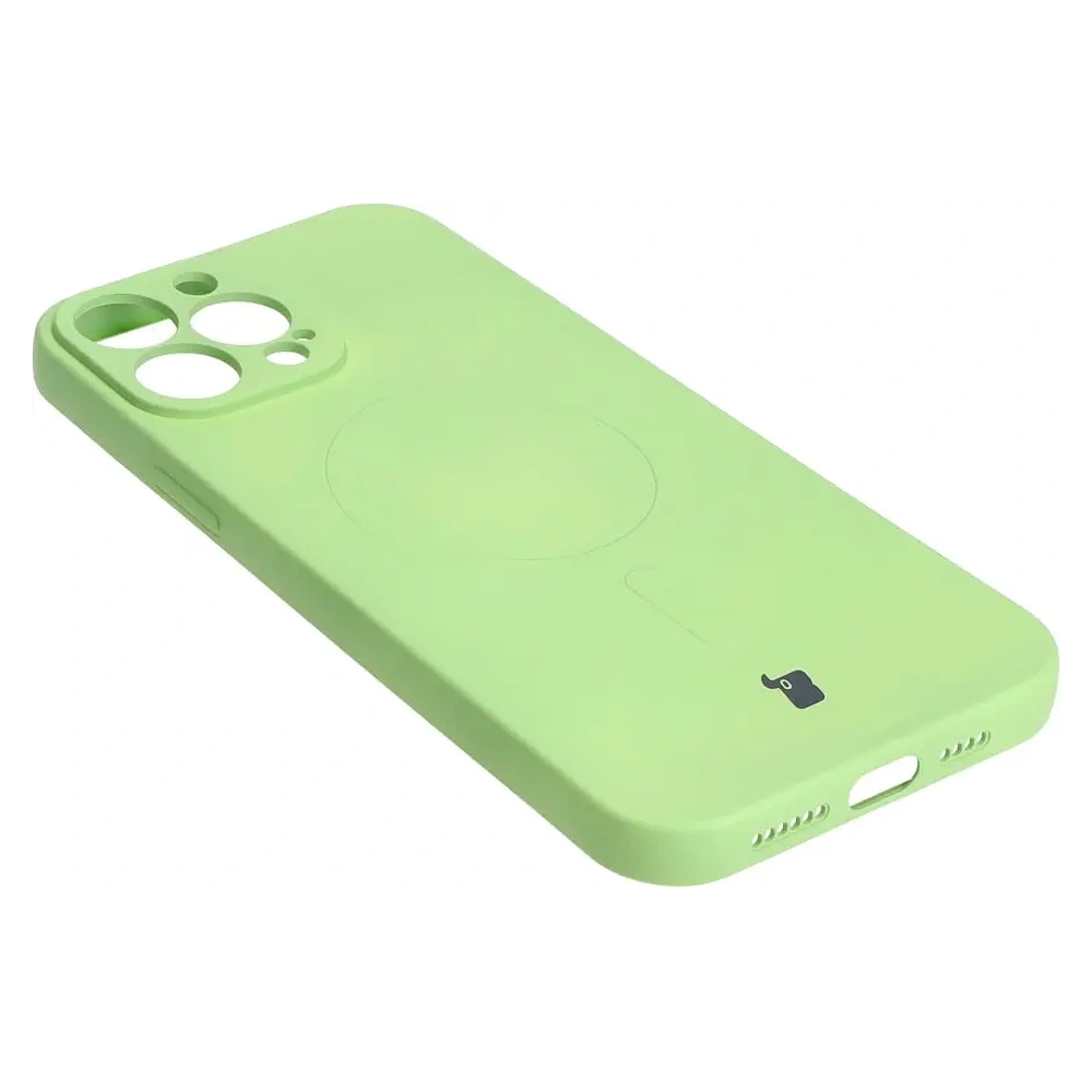 Hurtownia GSM - Bizon Case Silicone Magnetic Apple iPhone 13 Pro Max verde deschis - BIZ3388 - {ean13} - Hurt