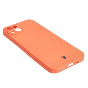 Wholesale Bizon Case Silicone Magnetic Apple iPhone 14 Plus carrot - BIZ3390 - {ean13} - Hurt